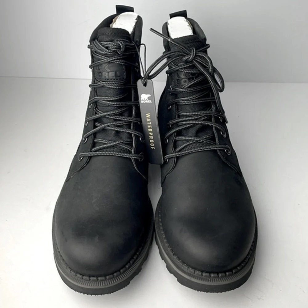 NEW Sorel Madson 2 Field Black Chukka Ankle Boots